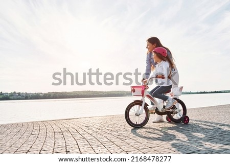 Similar – Image, Stock Photo Bicycle near pink and black wall