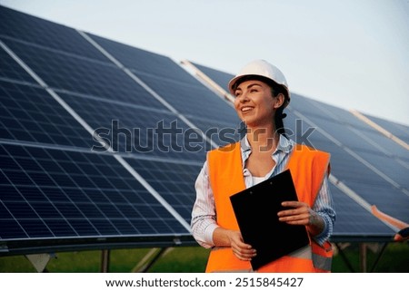 Similar – Image, Stock Photo Solar energy / Solar energy