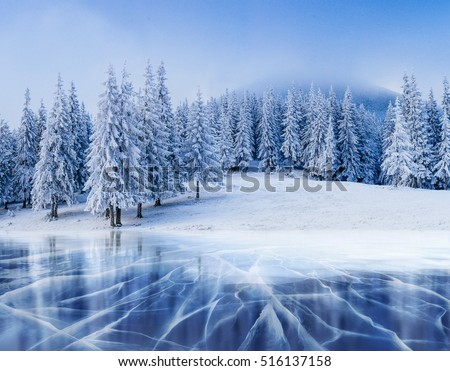 Similar – Image, Stock Photo Ice Age | smooth