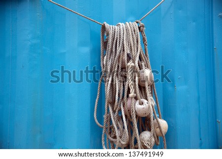 Marine thick hemp rope