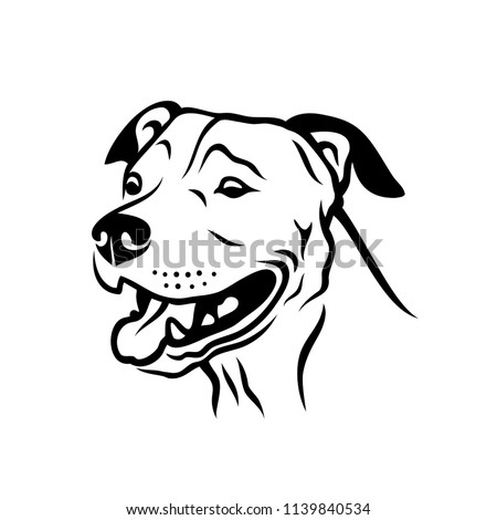 Vector Staffordshire Bull Terrier | Download Free Vector Art | Free-Vectors