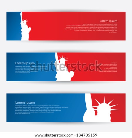 New York banners - vector illustration