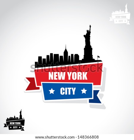 New York City Banner - Vector Illustration - 148366808 : Shutterstock