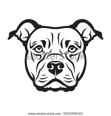 Vector Staffordshire Bull Terrier | Download Free Vector Art | Free-Vectors