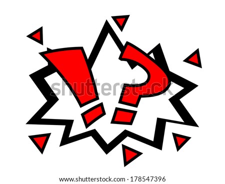 Cartoon Comic Book Surprise Symbol Stock Vector Illustration 178547396 ...