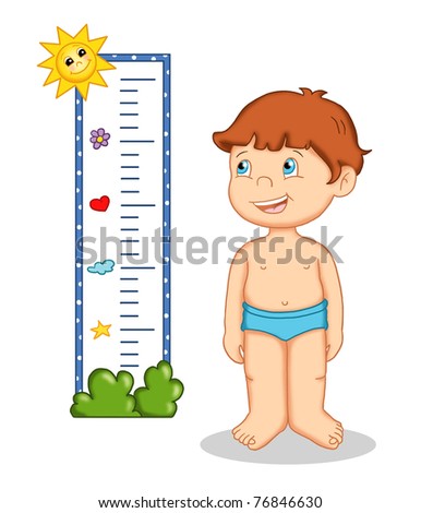 Height Male Child Stock Photo 76846630 : Shutterstock