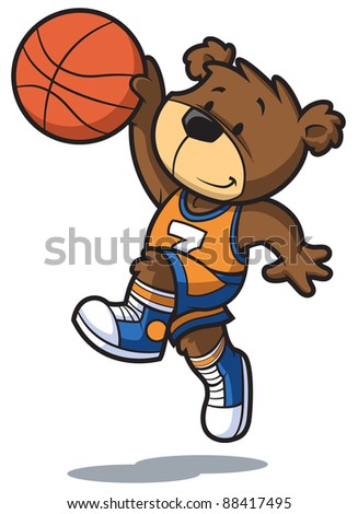 Basketball Bear Stock Photo 88417495 : Shutterstock