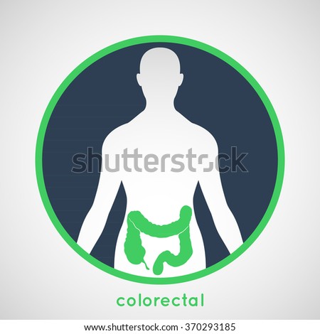 Colorectal logo vector