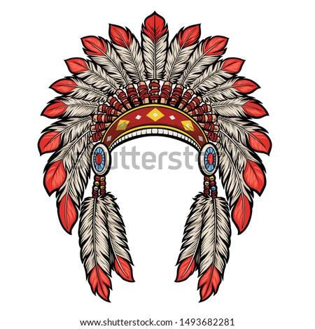 Indian Headdress Clipart | Free download on ClipArtMag