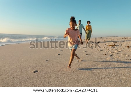 Image, Stock Photo On the beach 3 Landscape