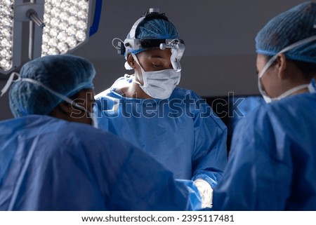 Similar – Image, Stock Photo Female surgeon in operating theater