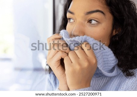 Similar – Image, Stock Photo woman covering herself with her hands