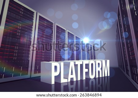 platform against server hallway
