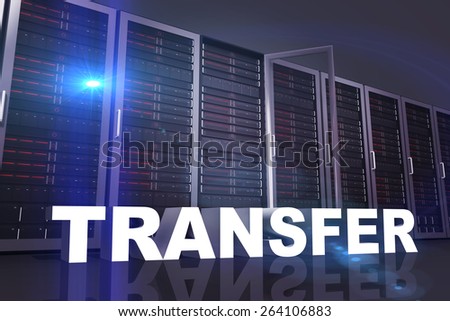 transfer against server towers