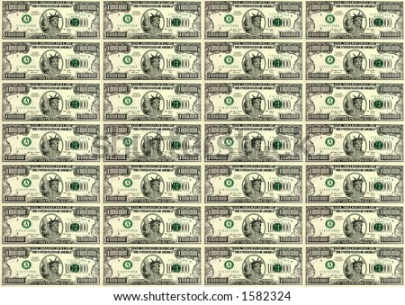 Million Dollar Wallpaper! Stock Photo 1582324 : Shutterstock