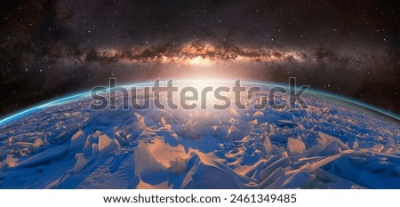 Similar – Image, Stock Photo Ice Age | Wildspitze