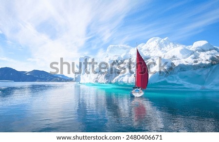 Similar – Foto Bild Eisberge im Meer im Winter