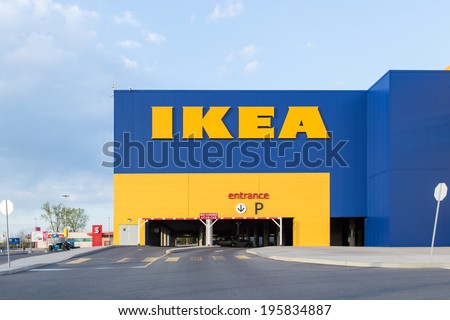 OTTAWA, CANADA - MAY 20, 2014: An IKEA outlet. In 2013 IKEA had 345 stores in 42 countries, 29.2 billion euros in turnover, 151,000 co-workers and 1.2 billion website visits.