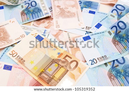 Money . Euro . .