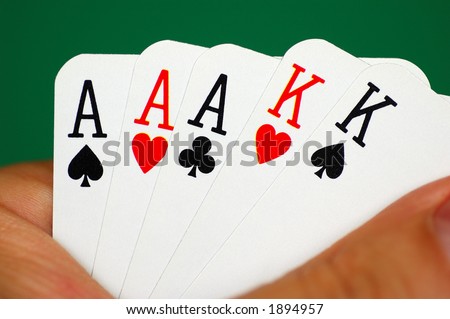 Poker hand - full house