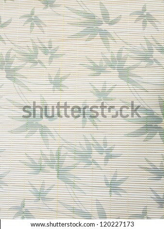 rice paper background with bamboo leaves vintage look personal editing