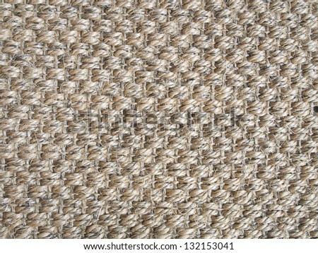 Texture pattern woven wool fibers