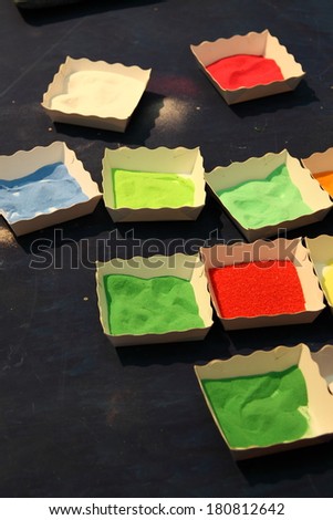 color powder for art painting