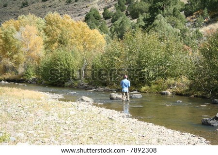 Fall fly fishing in New Mexico