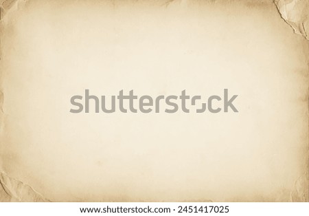 
Old Parchment Paper Sheet Vintage Aged Or Texture Vector Illustration