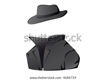 Undercover Agent. Vector Illustration. - 4686724 : Shutterstock