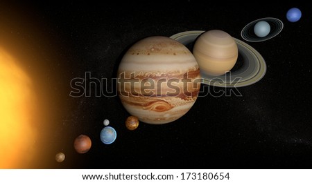 Solar System planets space universe sun, elements of this image furnished by Nasa