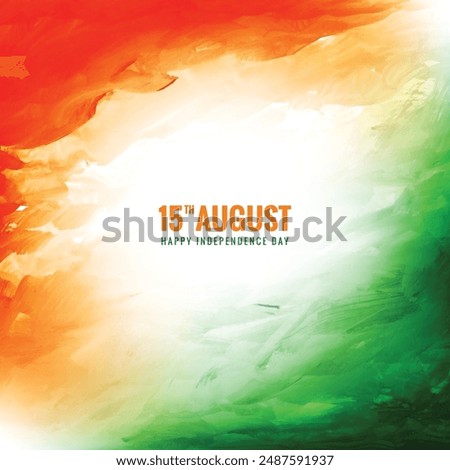 Beautiful tricolor Indian flag theme texture background