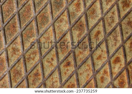 rusty metallic surface
