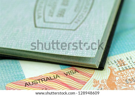Australian immigration visa and passport