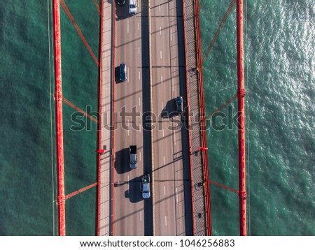 Similar – Image, Stock Photo Golden Gate Brige in San Francisco USA