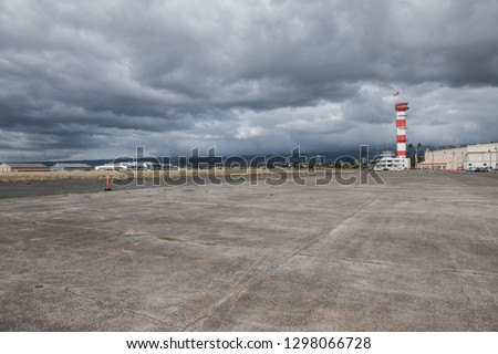 Similar – Image, Stock Photo Taxiway from Tempelhof / Tempelhofer Feld airport