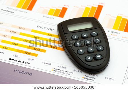 Sales Report in Statistics Graphs and code generator