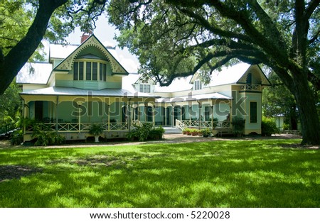 view of a country victorian era home