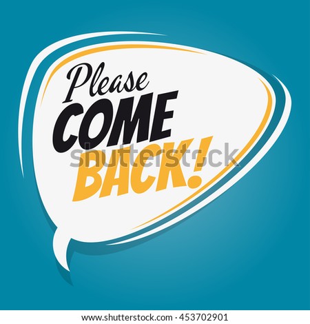 Image, Stock Photo Come back Lovesickness