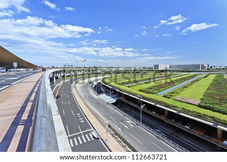 BEIJING-SEPT. 3, 2012. Expressway on Sept. 3, 2012 in Beijing. China gave green light to 60 infrastructure projects worth over $150 billion, its economy may be boosted by this, last quarter of 2012.