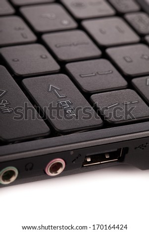 laptop computer keyboard enter key