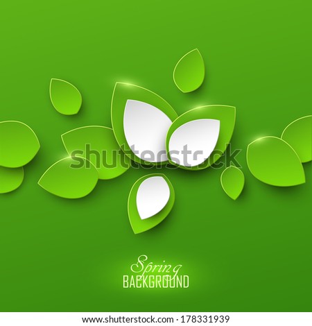 Bright spring abstract background
