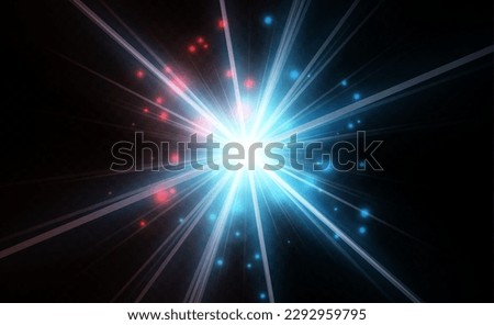 Glowing lights effects, abstract magic Illustration. Graphic concept for your design