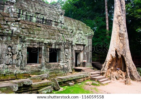 ta prohm,siem reap ,Cambodia, was inscribed on the UNESCO World Heritage List in 1992.