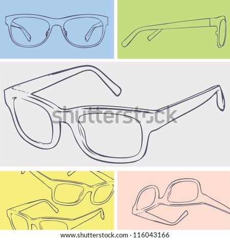 glasses suitable for cleaning cloth design