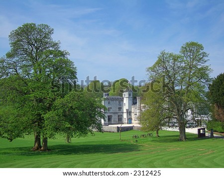 A large country house near Carnforth, Lancashire, England