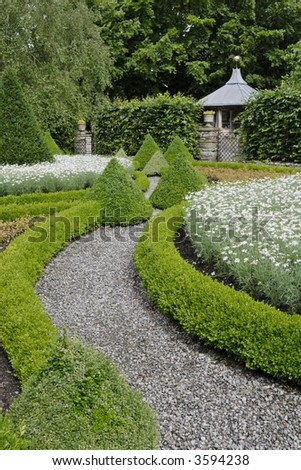 Garden of a large country house