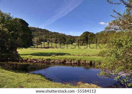 River Brathay at Elterwater in the English Lake District