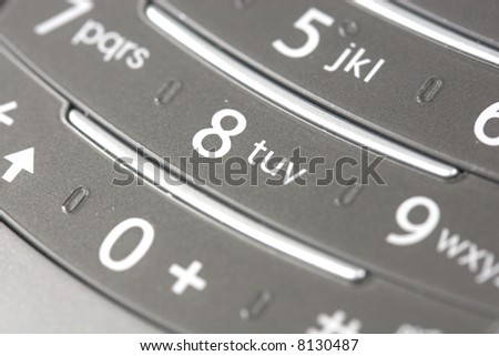 Cellular phone keypad
