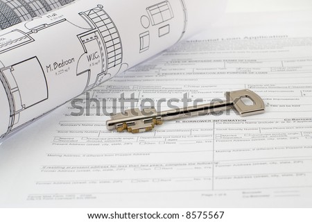 Home plan and loan application